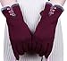 T-GOTING Womens Winter Gloves Warm Lined Touch Screen Driving Gloves (Burgundy, 1Pack)