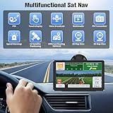 7 Inch GPS Navigator Sat Nav - 2025 Latest UK Map Sat Navs for Cars, Trucks and Buses,HD TFT Touch Screen HGV Satnav, Voice Turn Directions, Postcode Search, Lifetime Free Updates - Image 4