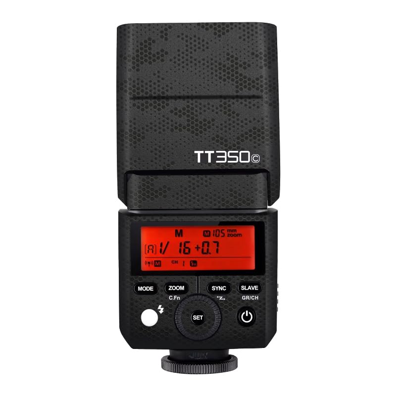 Film protection vinyle flash Godox TT350 anti-rayures accessoire photo Mamba Noir