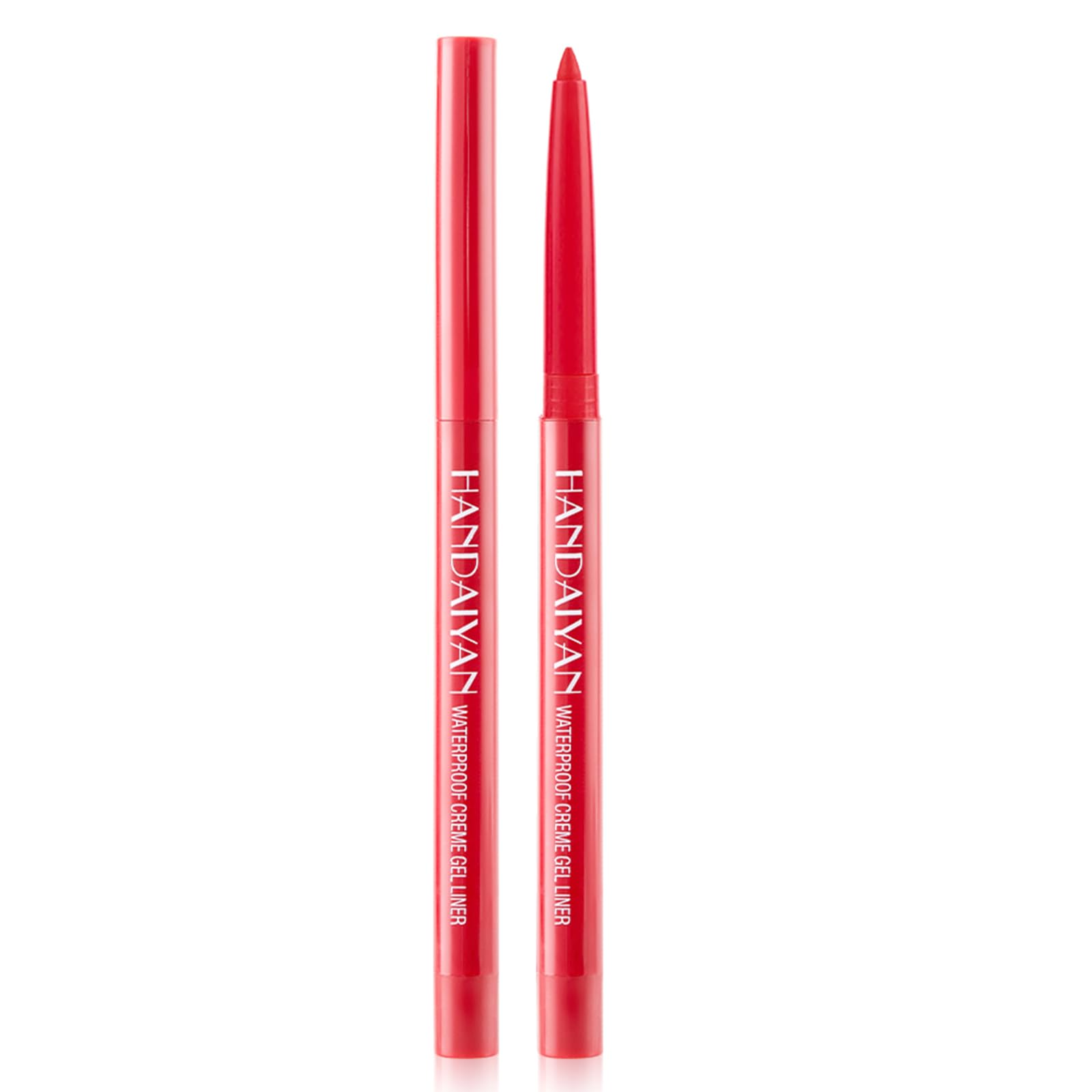 DekRionEyeliner Pen, Waterproof Eyeliner Long-lasting, Red Eyeliner, High-Pigmented Colorful Eyeliners Easy To Use Eyeliner Pen for Women, Red