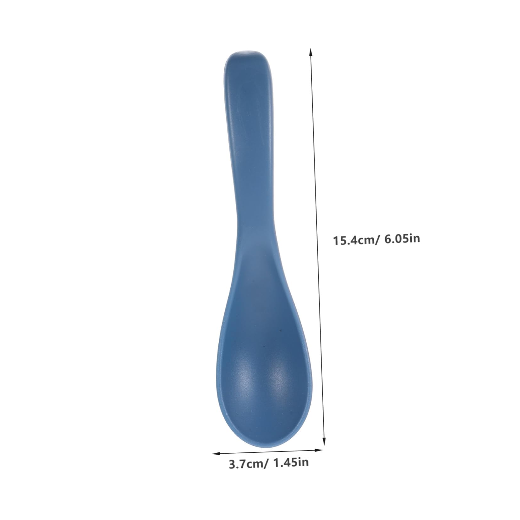 FUNOMOCYA 8pcs Food Spoon Large Serving Spoon Cooking Spoon Jelly Spoon Appetizer Spoon Soap Spoon Meal Spoon Stews Spoons Ladell Spoon Rice Spoons Ramen Soup Spoon Cake Spoon Wheat Straw