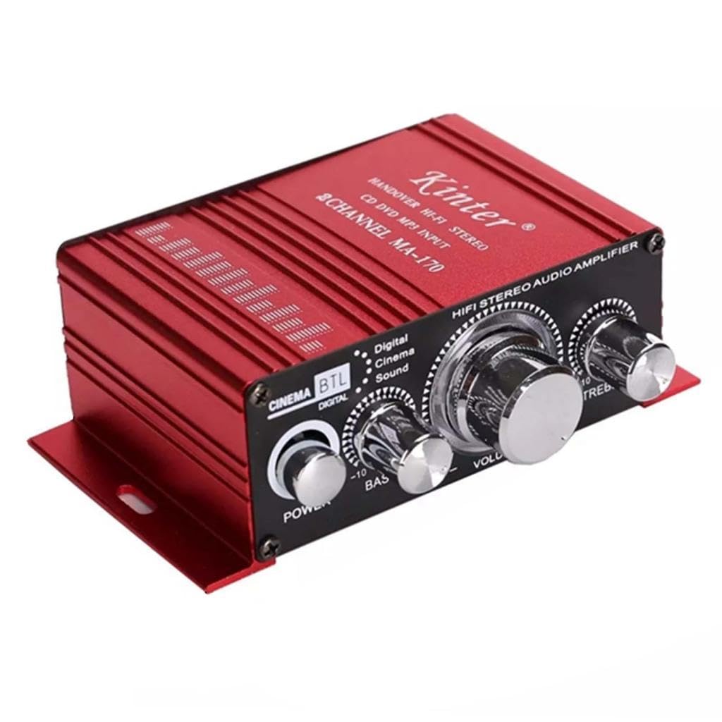BNF Mini Car Amplifier | Hi-Fi Stereo Audio | Compact Design | 12V 2-Channel for Car, Home, or Motorcycle | Bluetooth Module Compatibility | Great Sound-image-47