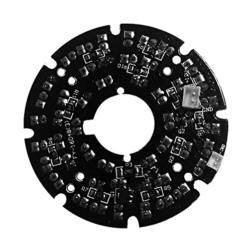 CENPEK IR-Infrarot-LED-Platine, 940 nm, 48 Stück, IR-LEDs, unsichtbar bei Nacht, keine Belichtung, Lichtplatine für IR-Beleuchtung, CCTV-Zubehör