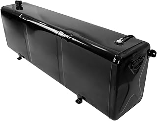 58 Gallon Iron Fuel Cell Tank Rectangular Transfer Fuel Tank Auxiliary Diesel Storage for Transportation Truck