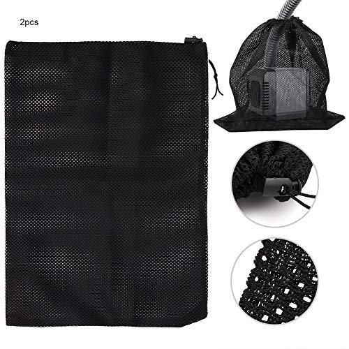 2 Sacs Filtres Pour Pompe à Eau - Protection Anti-Impuretés Jardin - 41x30 Cm