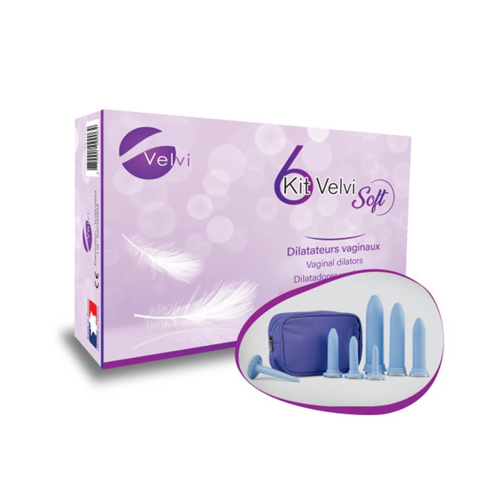 med italia service - Expansores vaginales flexibles para reducir el dolor pélvico en caso de vaginismo o vulvodinia para mujeres - kit de 6 unidades (SOFT)