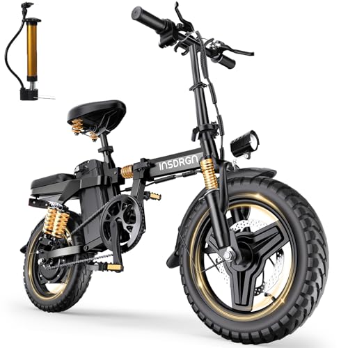 14″ Folding Electric Bike for Adults, Peak 1500W Motor,20MPH