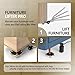 ONEON Innovative Furniture Lifter Tool for Use with Furniture Sliders & Furniture Movers - Effortlessly Move and Rearrange Heavy Furniture with Confidence