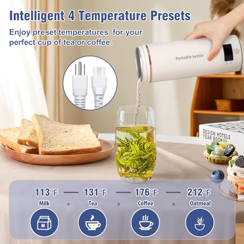 Travel Electric Kettle Portable Mini Kettle,Small Hot Water Boiler - image 4