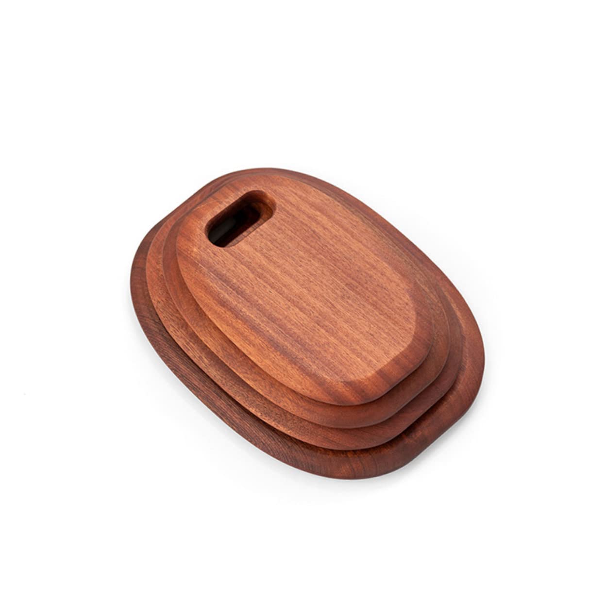 TOPBATHY Planche à Découper en Bois Massif avec Trou Réversible 36 6 5 5 Pouces Planche à Découper en Bois pour Cuisine