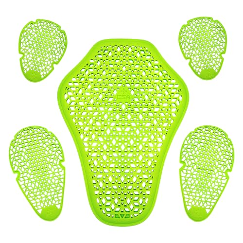 CE Level 1 Back Armor Protector Protection Pad, CE Level 2 Elbow and Shoulder Certified Armor Pads Set Inserts for Motorcycle Jackets