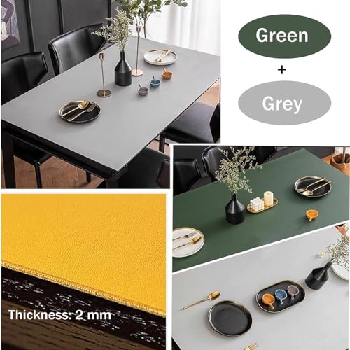 Nappe ronde en vinyle lavable et tapis de table résistant à l'huile - 7