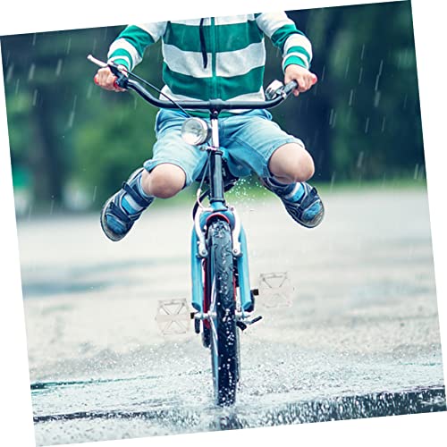 Toyvian 1pair Professional Pedals Sturdy Aluminum Alloy Replacement Pedals for Flat Design Easy Installation Suitable for Bikes3