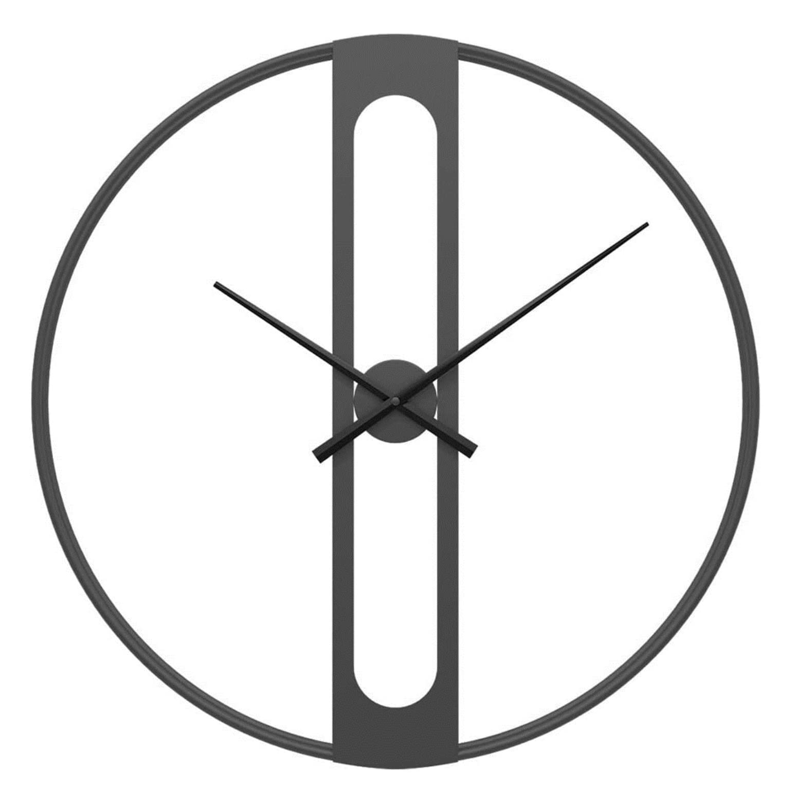 Zegar Ścienna Wiszący Zegar Nowoczesny Duży Zegar Ścienny 3D Cichy, Nie Tykający Zegar Kwarcowy Do Salonu Sypialnia Biuro Zegar Ścienny Zegary Ścienne (Color : Zwart, Size : 70 * 70cm)