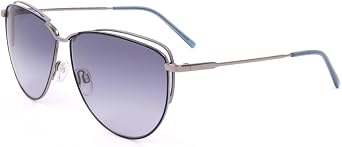 Rodenstock Womens Retro Style Butterfly Sunglasses with Stainless Steel Frame R1430C