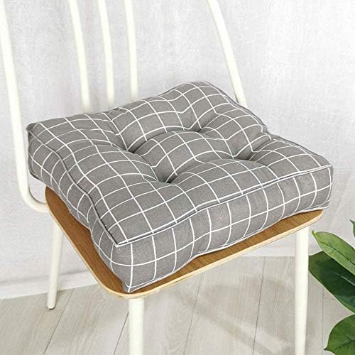 qazwsx Set Of 2 Armchair Booster Cushion Thick Seat Pads Soft Touch Cotton Cushion Adults Chair/Armchair/Garden Chair