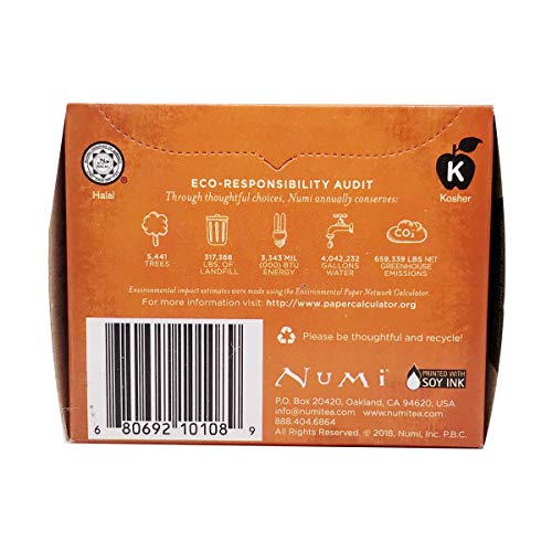 Image of Numi Tea Jasmine Green Tea - Medium Caffeine - 18 Bags (Pack of 2)