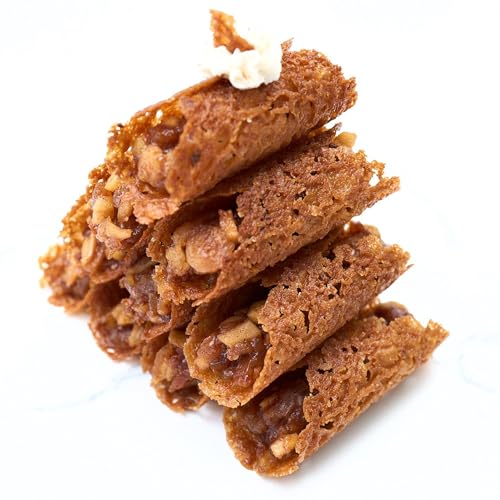 CrumbleCrate Apple Pie Brandy Snaps DIY Baking Kit/Box | All pre-measured ingredients and essential baking tools, Great Baking Gift for Apple Pie Lovers