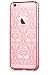Iphone 6s Plus 5.5 & Iphone 6 Plus Case, Devia Crystal Baroque Series Unique & Fashion Gradient Design Decorated with Original Swarovski Element Hard Transparent Case (Rose Gold Baroque)