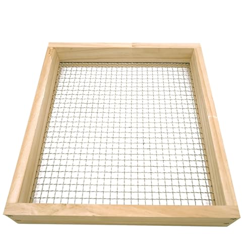 Tuin Bodemzeef,Handmatige Steen Filter | Stevige Tuin Compost Zeef voor Vrouwen en Mannen, Draagbare Handmatige Blad Steen Zeef Geschikt voor Huis en Tuin