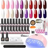 【Lámpara de uñas UV/LED de 36W】Esta lámpara de uñas tiene 36W de potencia y 18 bombillas LED para un curado más rápido de las uñas. Puede cocer pegamento UV, pegamento de extensión, esmalte de uñas y todos los demás pegamentos.