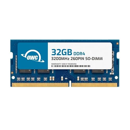 OWC 32GB DDR4 3200MHz PC4-25600 CL22 2RX8 Non-ECC SODIMM 1.2V 260-pin Laptop Notebook Memory RAM Upgrade Module - 32GB