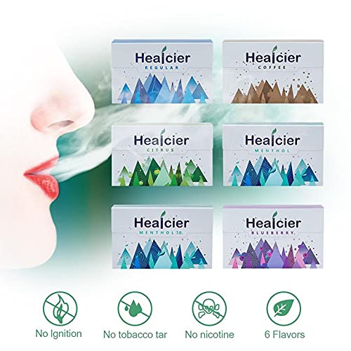 HEALCIER - 10er Pack - Herbal Sticks - tabakfrei, nikotinfrei - für HNB Geräte - Versand aus EU (Lemon/Menthol) – Bild 6