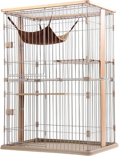Asyhong Katzengehege mit Hängematte und Plattformen