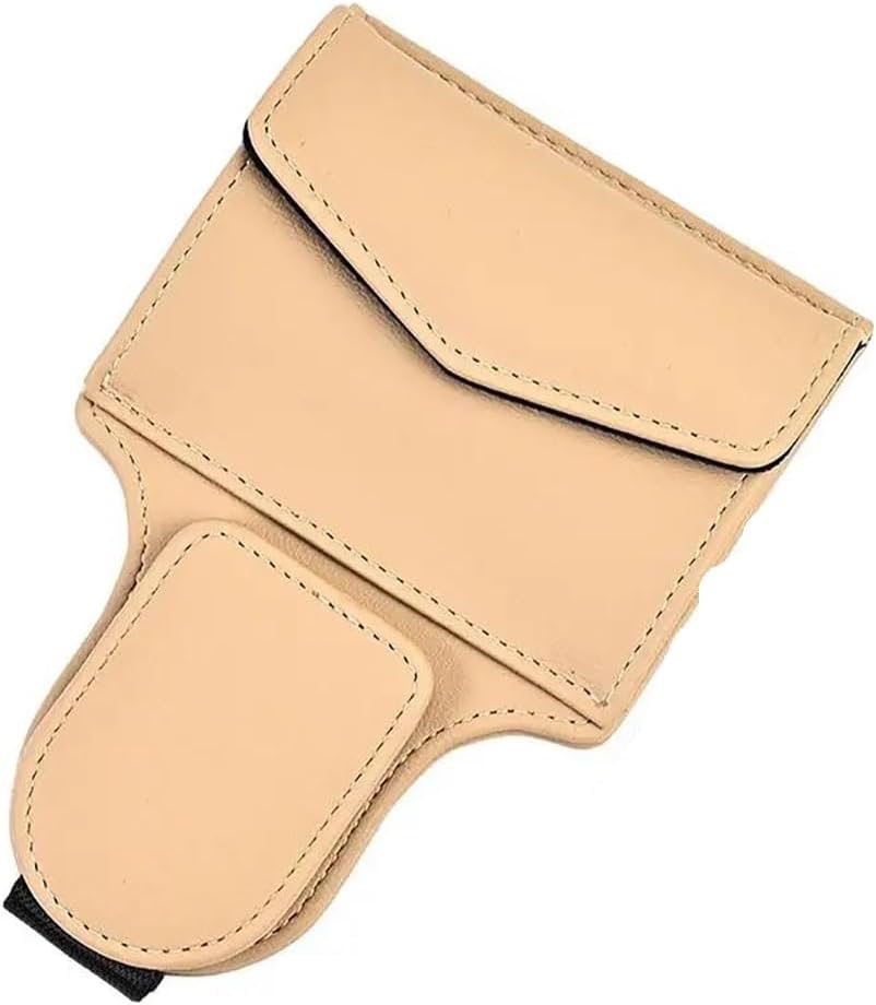 Sunglass Holder Visor Sunglass Holder Clip Automotive Glasses Holder Sun Visor Clip Universal Vehicles Multi Pocket Eye Glasses Holder Accessory Car Sunglasses Holder(Gray)