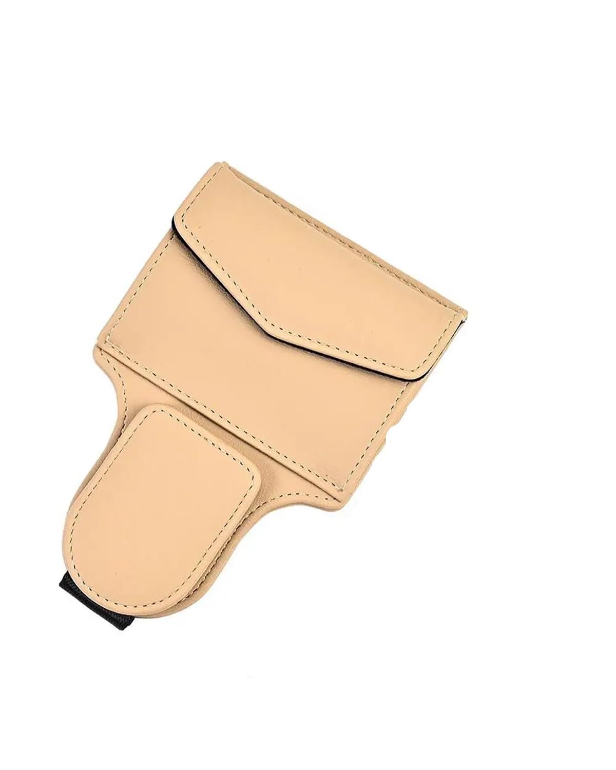 Sonnenbrillenhalter, Sonnenblenden-Clip, Kfz-Brillenhalter, Sonnenblenden-Clip, Universal-Brillenhalter mit Mehreren Fächern, Zubehör für Autos, Sonnenbrillenhalter (Grau)