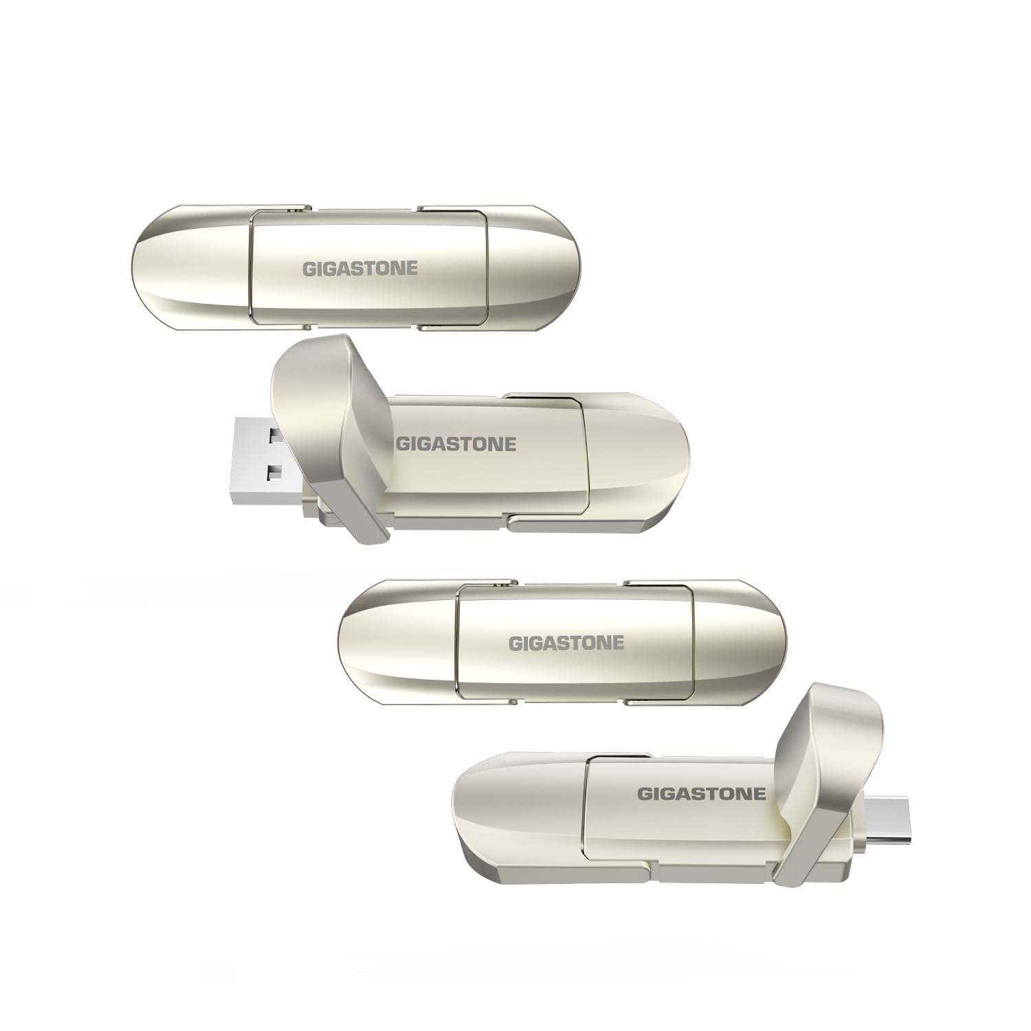 Gigastone Duo Pro Flip USB-A+C 512GB (4-Pack) Dual External Portable SSD 500MB/s Supports Apple 4K 60fps ProRes HDR Video Recording USB3.2 Gen 2 for iPhone 16 PS5 Mac iPad Laptop Android-image-23