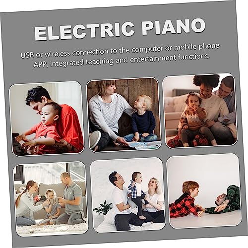 DRESSOOS 88 rouleau de piano clavier pliable piano pour débutant clavier portable piano enroulable piano à clavier en silicone piano électronique roulé à la main Gel de silice Black - Les Beatles, Paul McCartney, John Lennon, RIngo Starr, George Harrison DRESSOOS 88 rouleau de piano clavier pliable piano pour débutant clavier portable piano enroulable piano à clavier en silicone piano électronique roulé à la main Gel de silice Black – Image 7