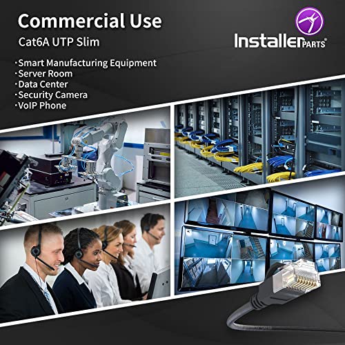 Cable Ethernet CAT6 InstallerParts 1 FT Negro - Pack 10 miniatura 4