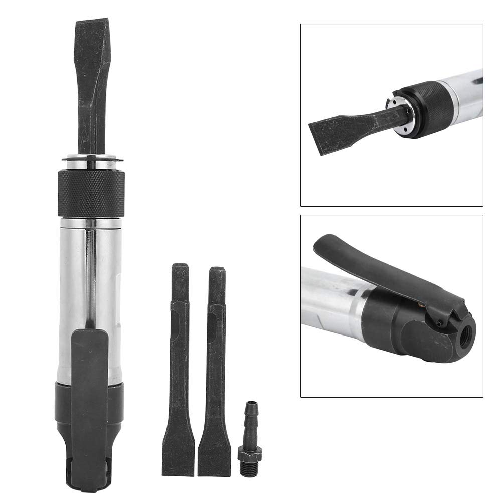 Naroote Bit a Martello Ad Aria, Martello Aria Chisel Air Hammer Pistola Pneumatica Utensile Professionale Pala Pneumatiche Utensili Attacchi per Ad CZ2 G1 / 4in 1,5J / Min