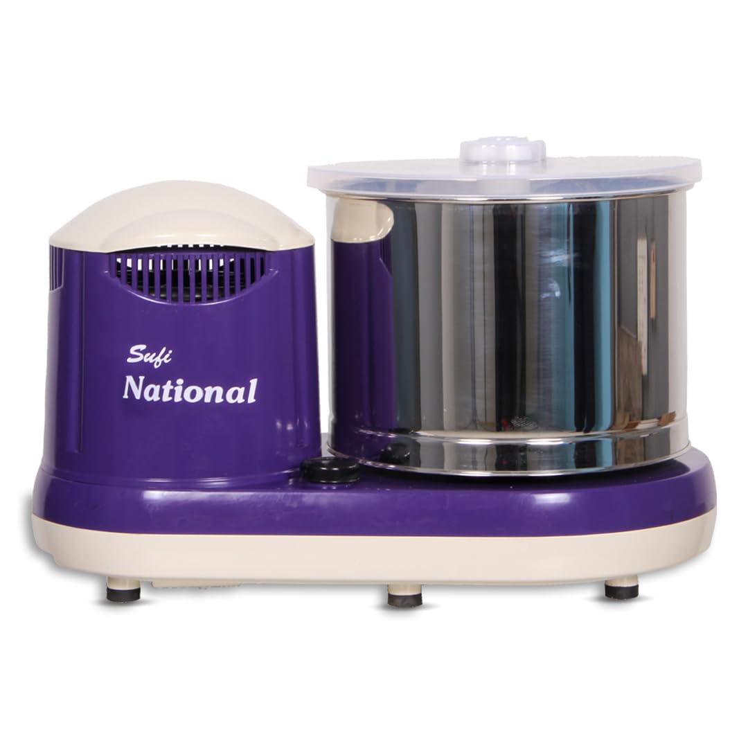 Sufi National Efficient 100% Copper Motor Powers Smart 2L Wet Grinder in Blue - 150W, ABS Body, 230V-image-39