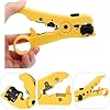 Pack 2pcs Universal Cable Wire Stripper Cutter Stripping Tool for Flat or Round UTP Cat5 Cat6 Wire Coax Coaxial