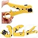 Pack 2pcs Universal Cable Wire Stripper Cutter Stripping Tool for Flat or Round UTP Cat5 Cat6 Wire Coax Coaxial