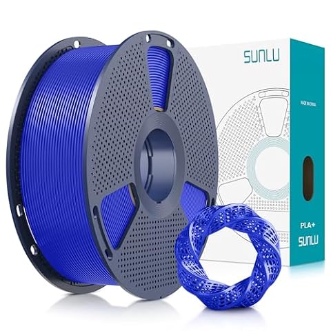 SUNLU PLA+ 3D Printer Filament, PLA Plus Filament 1.75mm, 1KG Klein Blue