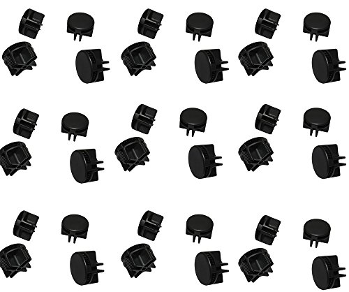 Prolinemax 100 Pc Black Plastic Wire Grid Connectors Snap Mesh Organizer Mini Binning Wire Grid