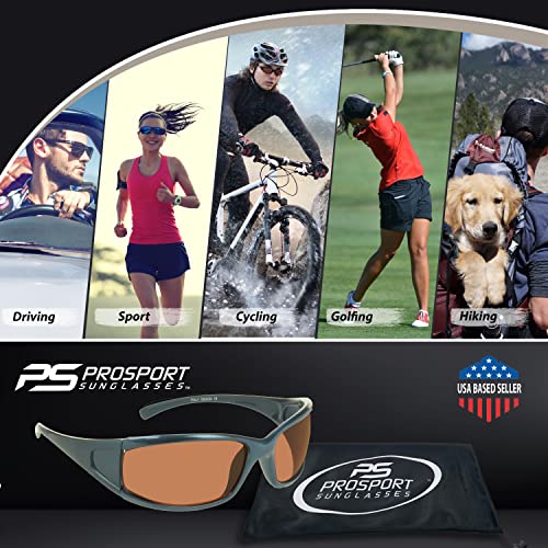 Image of proSPORT Blue Light Reducing High Definition HD Lens Sunglass TR90 Sport Frame Men Women