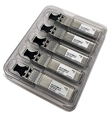 5-Count Universal SFP/SFP+ Transceiver Clamshell Blister Pack Storage Case (50)