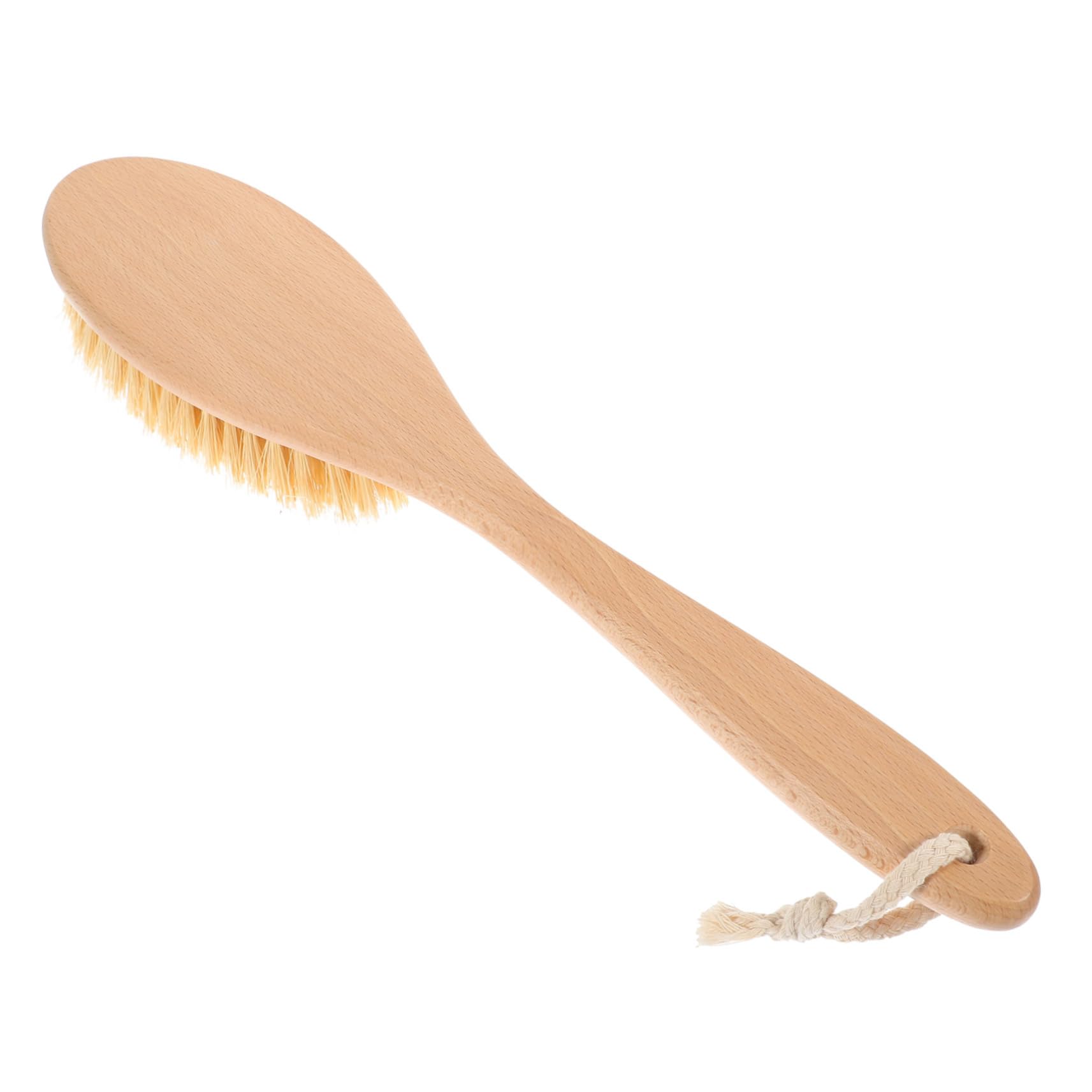 TOVINANNA Exfoliating Back Scrubber with Long Handle Bath Brush for Shower Comfortable Cleaning for All Body Parts Portable for Maximum Comfort