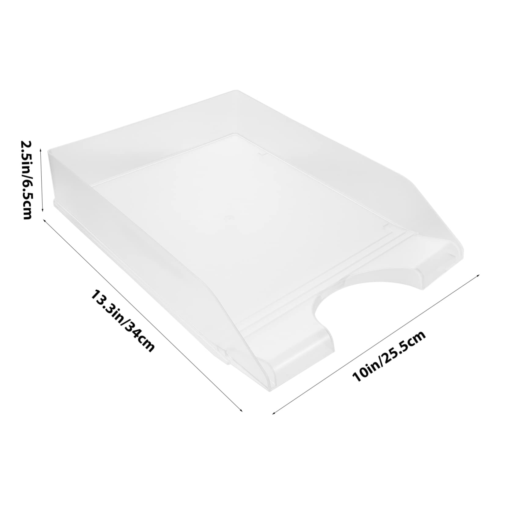 OFFSCH Portable Desk Organizer Caddy File Holder Office File Storage Box Multi-layer Organizer for Documents and Magazines