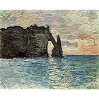 クロード・モネ、「荒天のエトルタ」、希少な画集より、新品高級額 51VkC9SteSL._SS200_.jpg