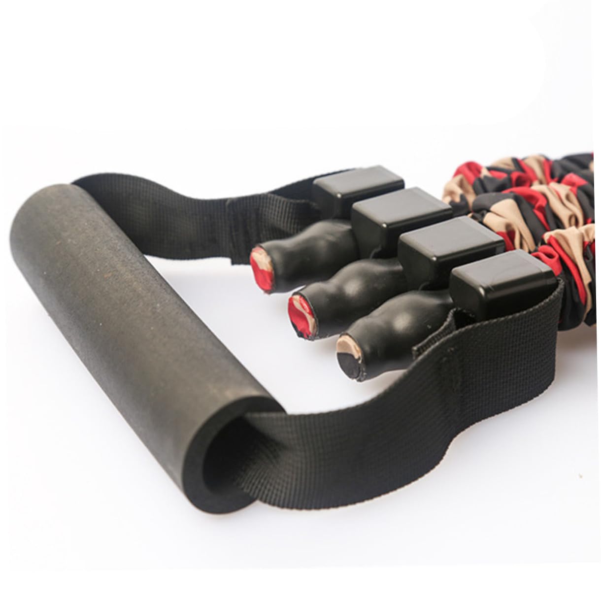Espansore Toracico Attrezzo Ginnico Multifunzione Fascia Elastica Resistente Per Allenamento Fitness Attrezzo Portatile Impugnature Ergonomiche Antiscivolo