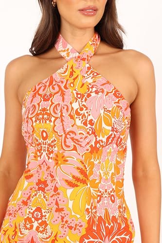 Image of Petal & Pup Women's Elyse Halterneck Mini Dress