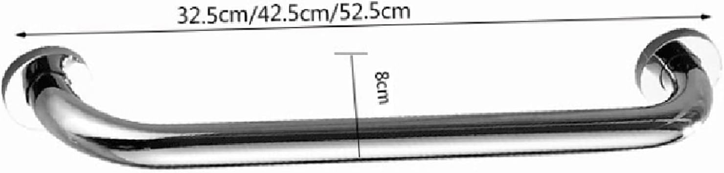 Shower Handles, Grab Rail,Shower Grab Bar Safety Non-Slip Grab Handle for Bathtubs Kitchens,Elderly Pregnant Handicapped Auxiliary Supports Wall Mounted,52.5cm