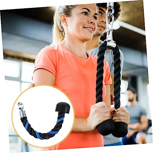Cuerda para tríceps de nylon con giro fluido HEMOTON para polea de gimnasio 6