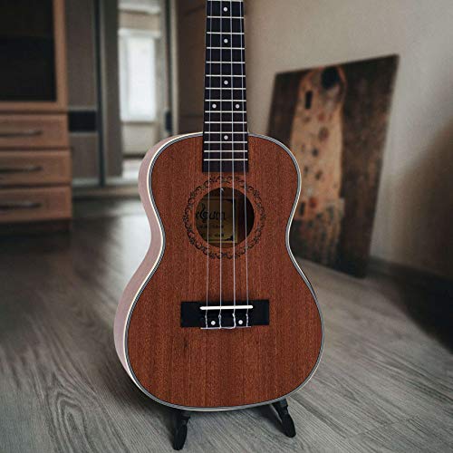 Qutsvosh Guitare ukulele Uke de Sapele et Palissandre Guitare hawaienne a 4 cordes Uku Acoustique Ukulele guitare (23 pouces) - Les Beatles, Paul McCartney, John Lennon, RIngo Starr, George Harrison Qutsvosh Guitare ukulele Uke de Sapele et Palissandre Guitare hawaienne a 4 cordes Uku Acoustique Ukulele guitare (23 pouces) – Image 3