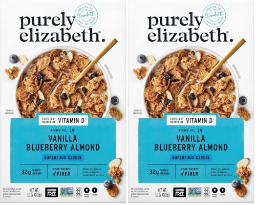 Purely Elizabeth Cereal Vnlla Blbry Almnd 11 OZ (Pack of 2)